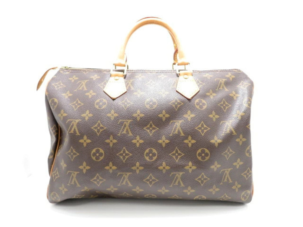 Louis Vuitton brown Speedy Handbag Monogram Boston Bag Brown